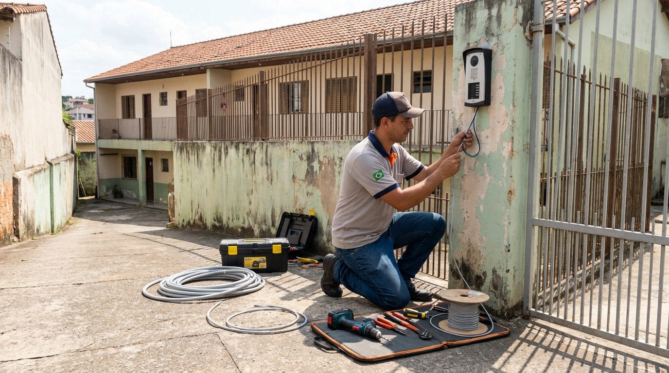 Instalação de Porteiro Eletrônico na Água Limpa, Volta Redonda‑RJ