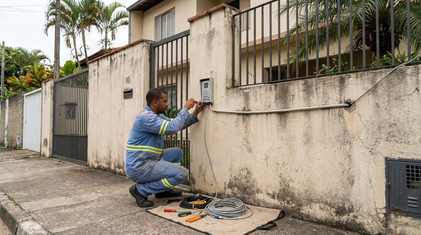 Instalação de Vídeo Porteiro na Água Limpa, Volta Redonda‑RJ