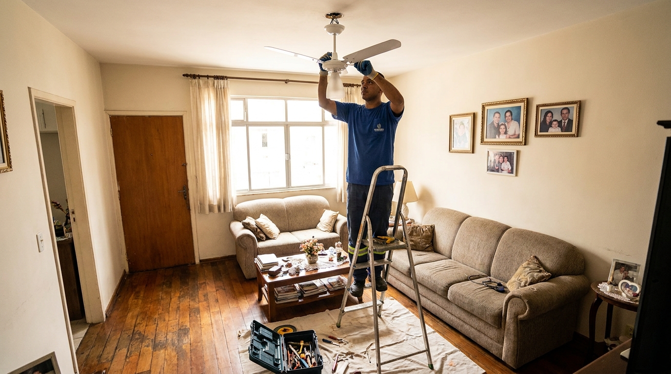 Substituição de Ventilador em Volta Redonda‑RJ